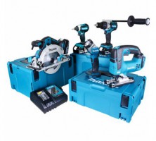 Makita 18v 5 Piece Fully Brushless Kit With 3 x 5.0ah Batteries